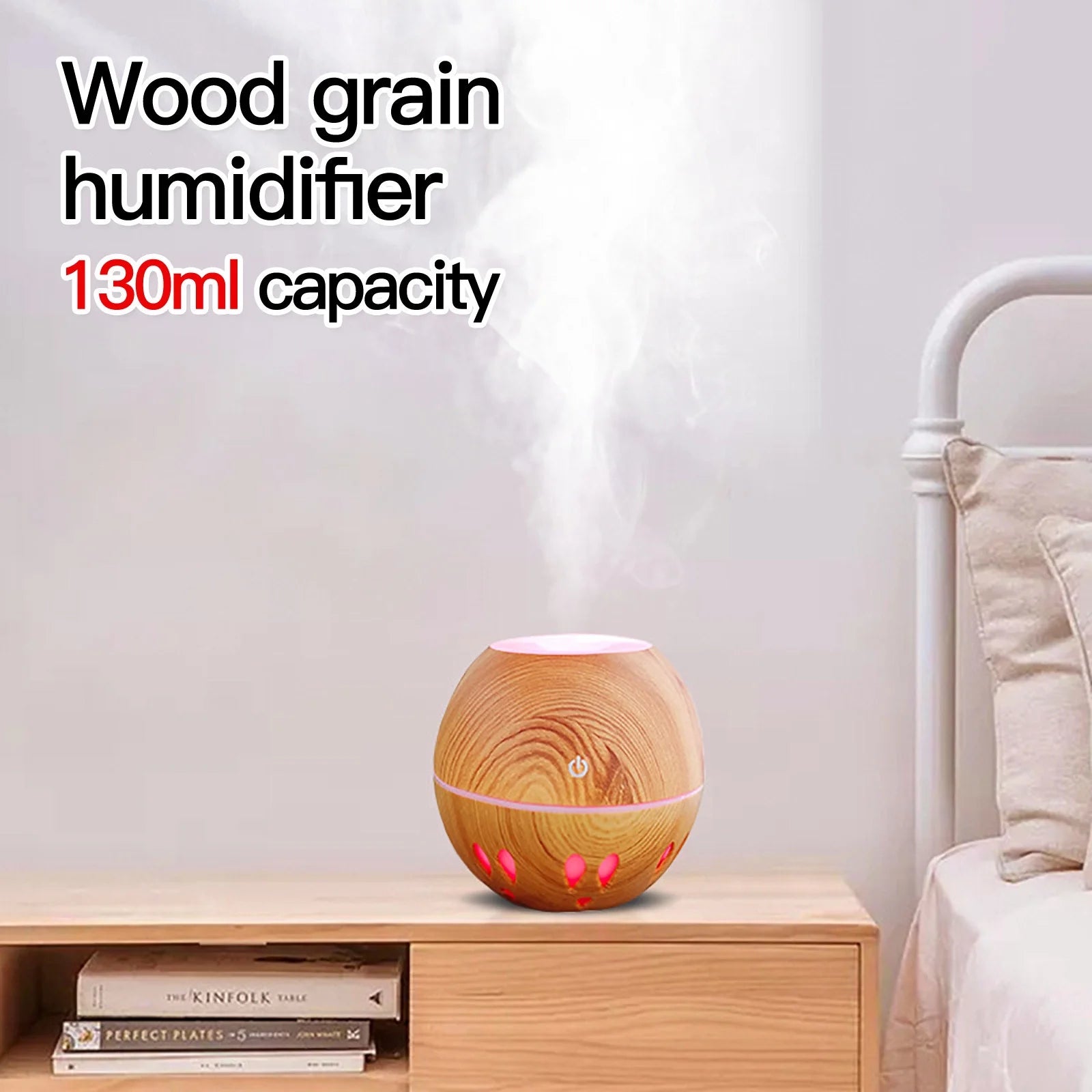 Cool Mist Humidifier Type of Large Mist Aroma Diffuser LED Color Light Conversion Aroma Humidifier for Bedroom Room Office Car Living Room and Dining Room Living Room